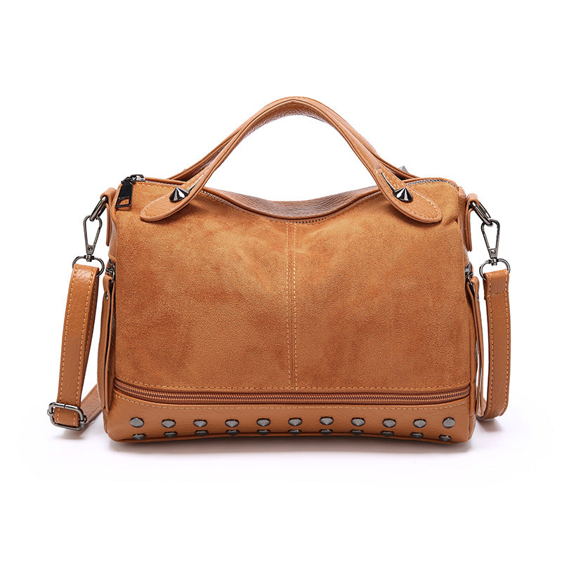 Women's Korean Style Easy To Match Fashion Dull Polish Crossbody Bags