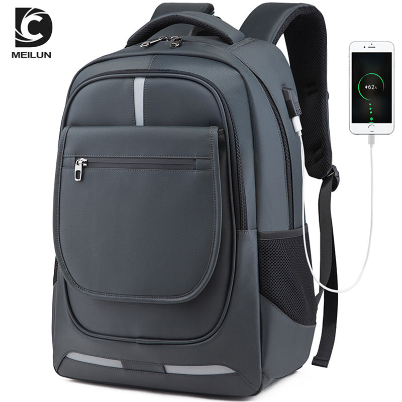 Men's Waterproof Oxford Cloth Business Korean Style Backpacks