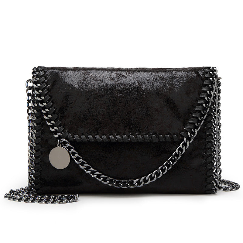 Women's Korean One Fashion Chain Size Clutch Crossbody Bags