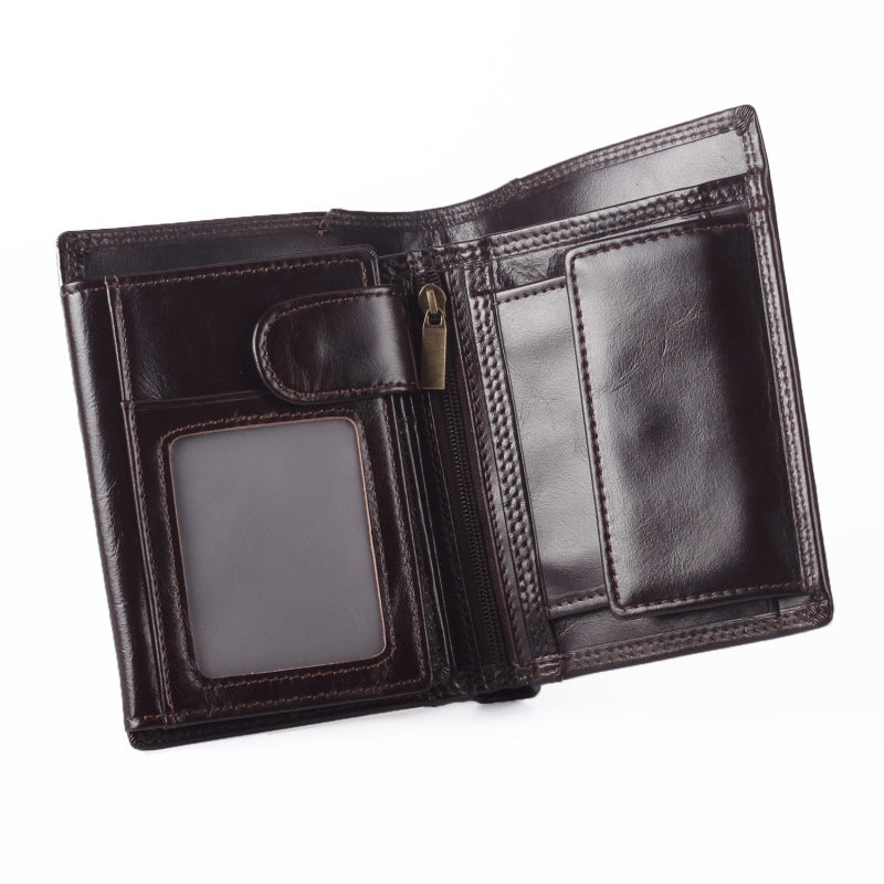 Men's Swiping For Man Vertical Design Men's Wallets