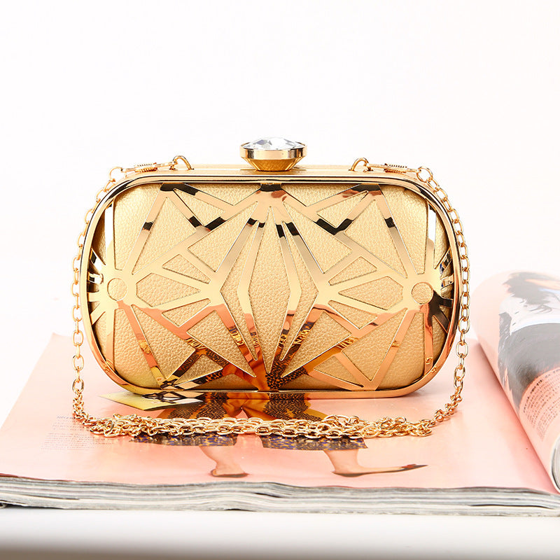 Stylish Dinner Rhinestone Clutch Change Banquet Evening Bags