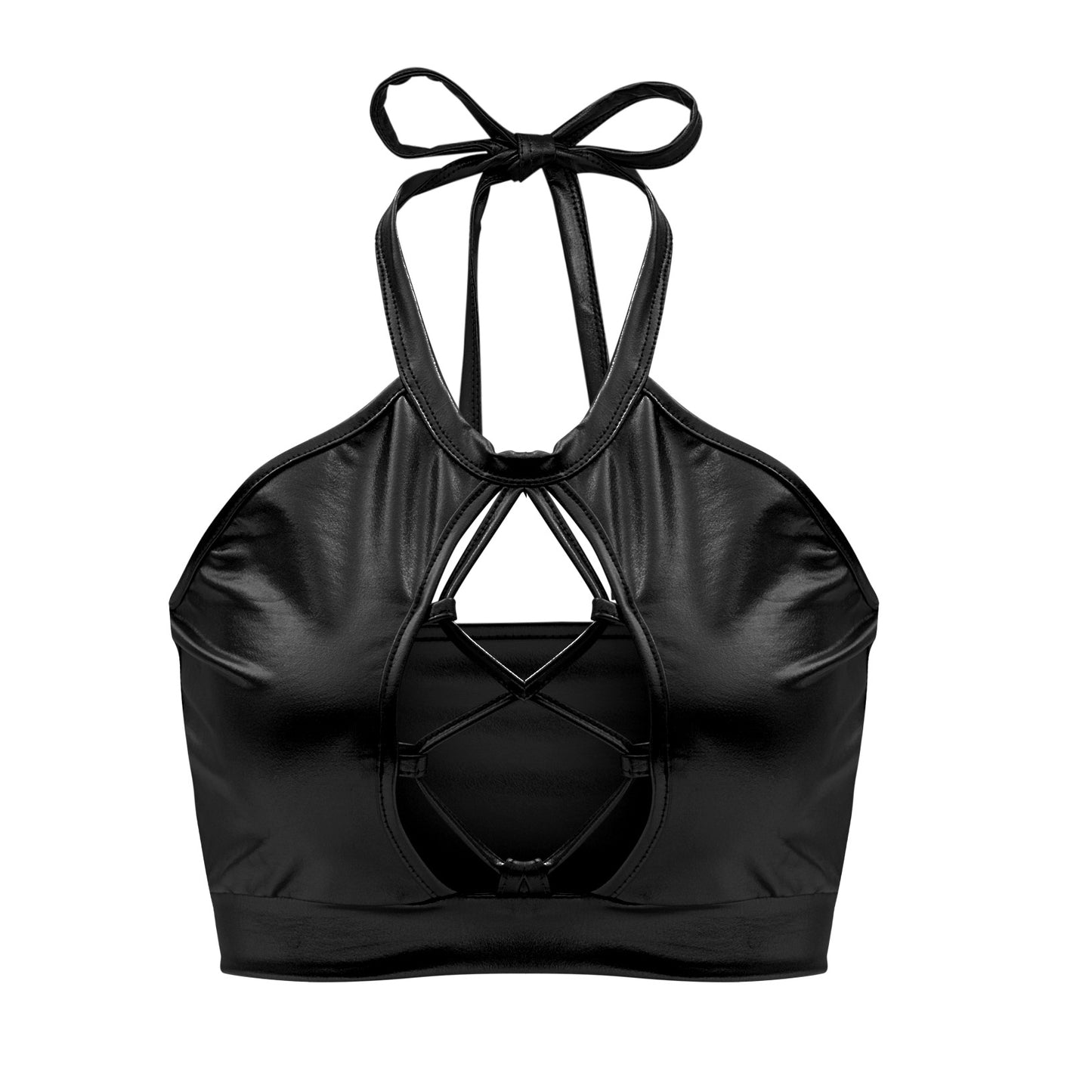 Women's Summer Sexy Slim Fit Halter Spaghetti Straps Tops