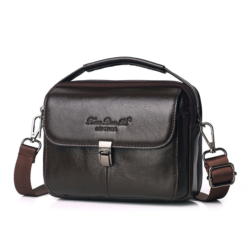 Charming Men's Creative Leather Mini Cowhide Bags