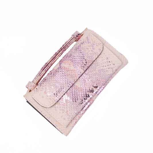 Women's Korean Style Wrist Snake Pattern Clutch Ladies Wallets