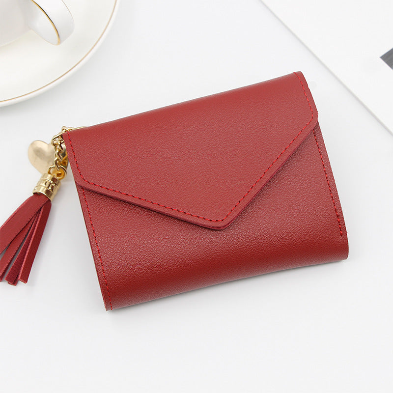 Women's Short Chic Clutch Large Capacity Little Ladies Wallet