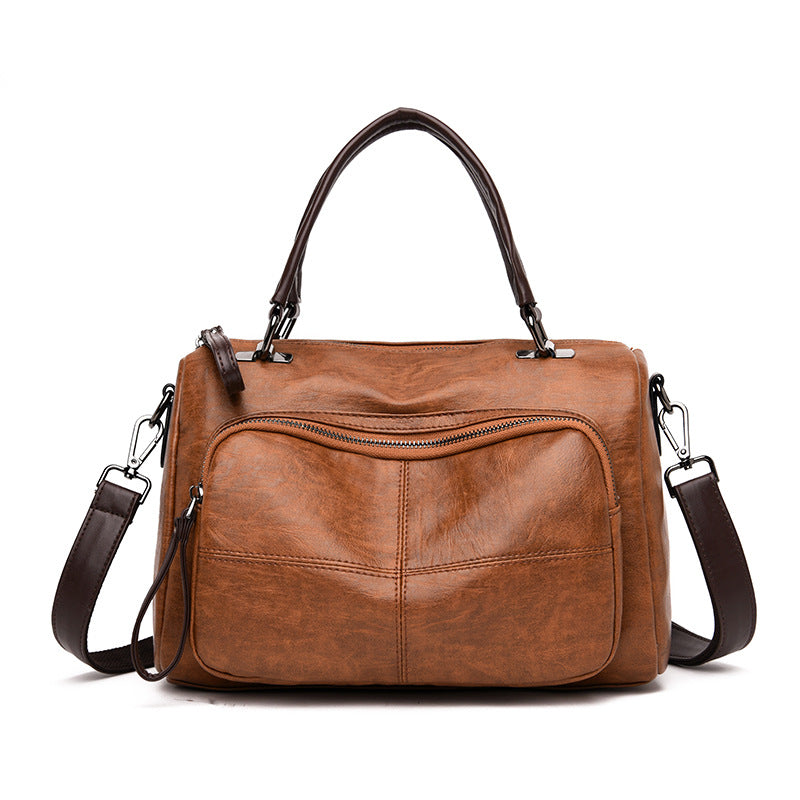 Women's Versatile Charming Fashion Retro Big Shoulder Bags