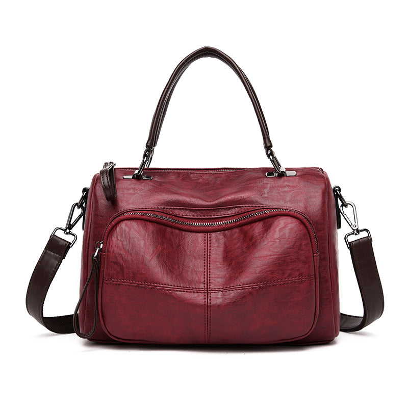 Women's Versatile Charming Fashion Retro Big Shoulder Bags