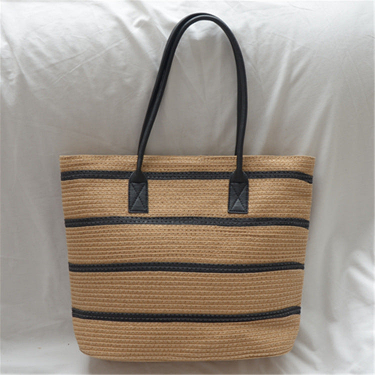 Women's Straw Summer Fashion Simple Holiday Shoulder Bags