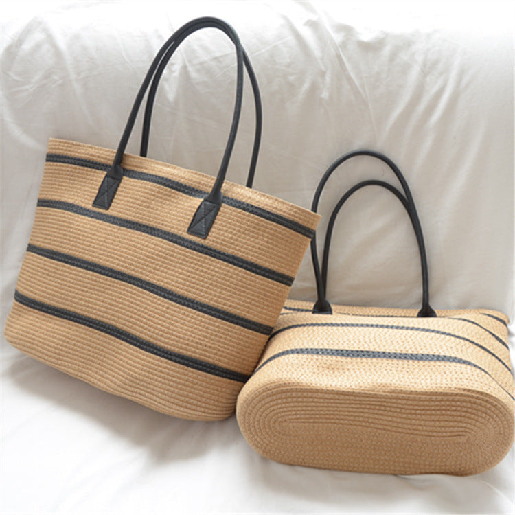 Women's Straw Summer Fashion Simple Holiday Shoulder Bags