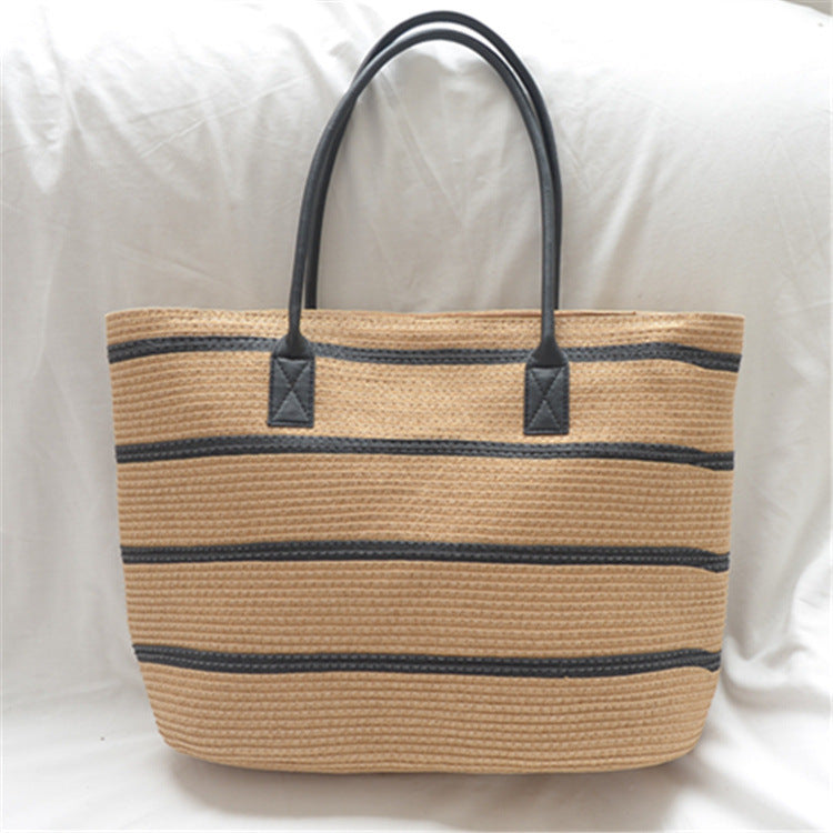 Women's Straw Summer Fashion Simple Holiday Shoulder Bags
