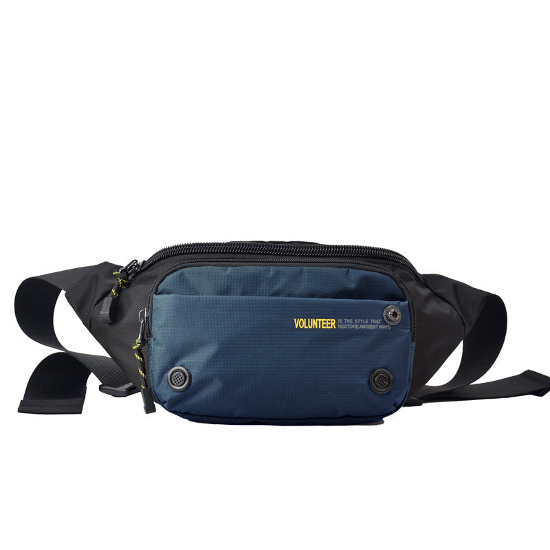Men's Slouchy Beautiful Running Pouch Canvas Men's Waist Packs