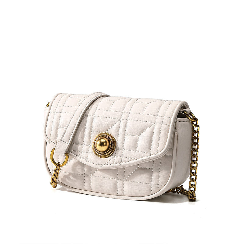 Popular Female Texture Style Chain Western Crossbody Bags