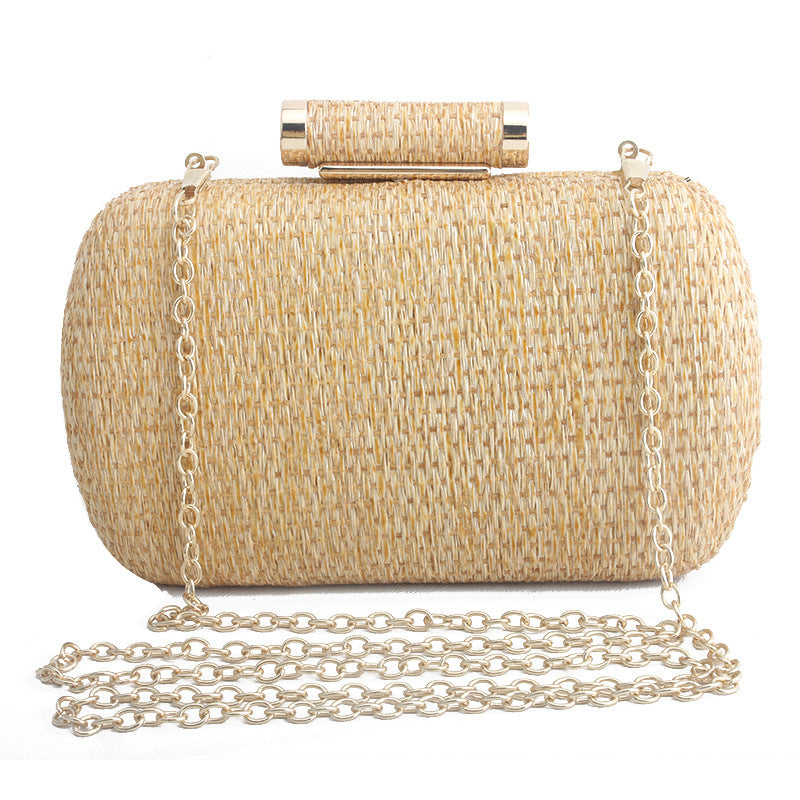 Summer Fashion Hand-woven Straw Atmospheric Dinner Evening Bags