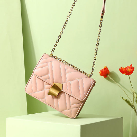 Women's Popular Fresh Diamond Chain Fashion Crossbody Bags