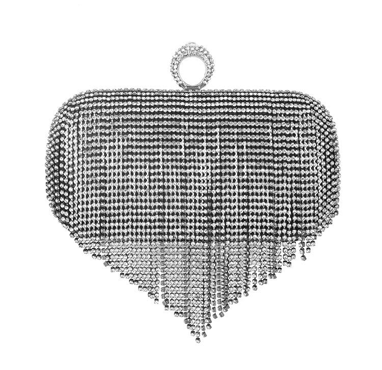Women's Rhinestone Diamond Banquet Clutch Dress Evening Bags