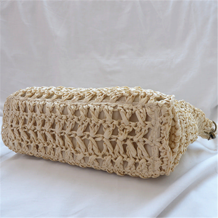 Women's Straw Bamboo Woven Fashion Holiday Crossbody Bags