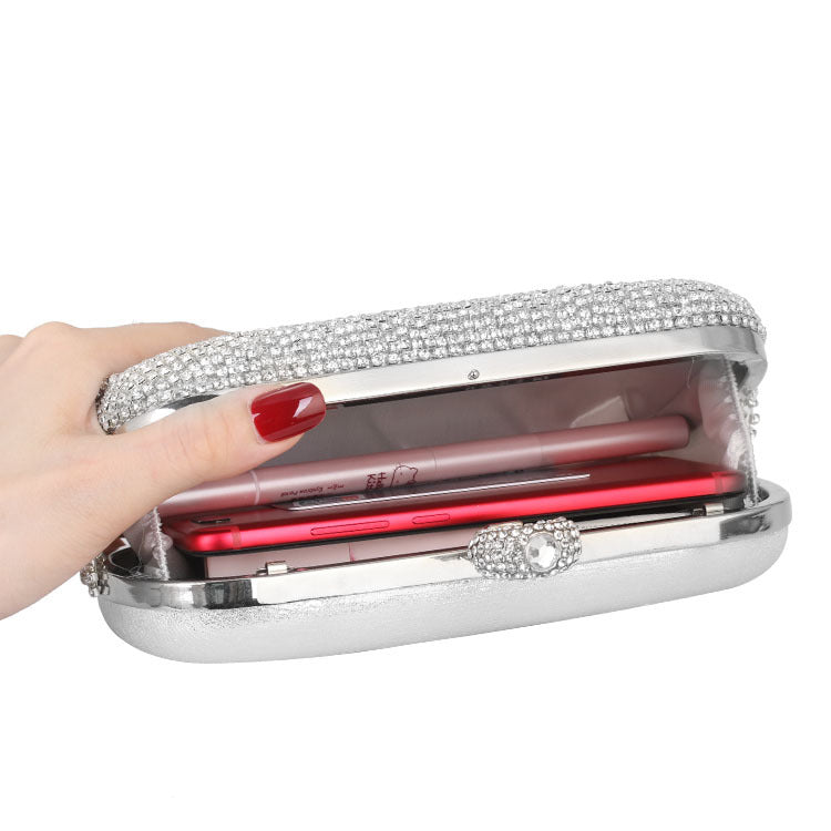 Women's Rhinestone Diamond Banquet Clutch Dress Evening Bags