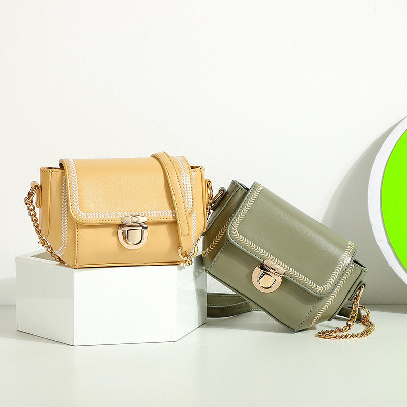 Women's Slouchy Mini Chain Fashionable Style Crossbody Bags