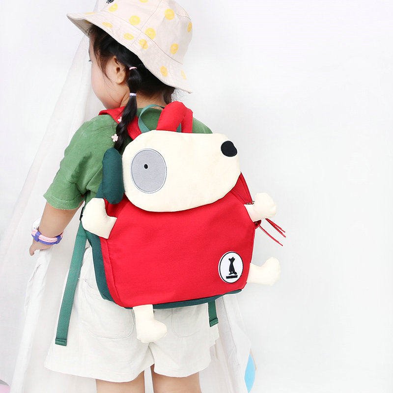 Children's Tricolor Patch Oxford Cloth Boys Cute Elementary School Students' Schoolbags