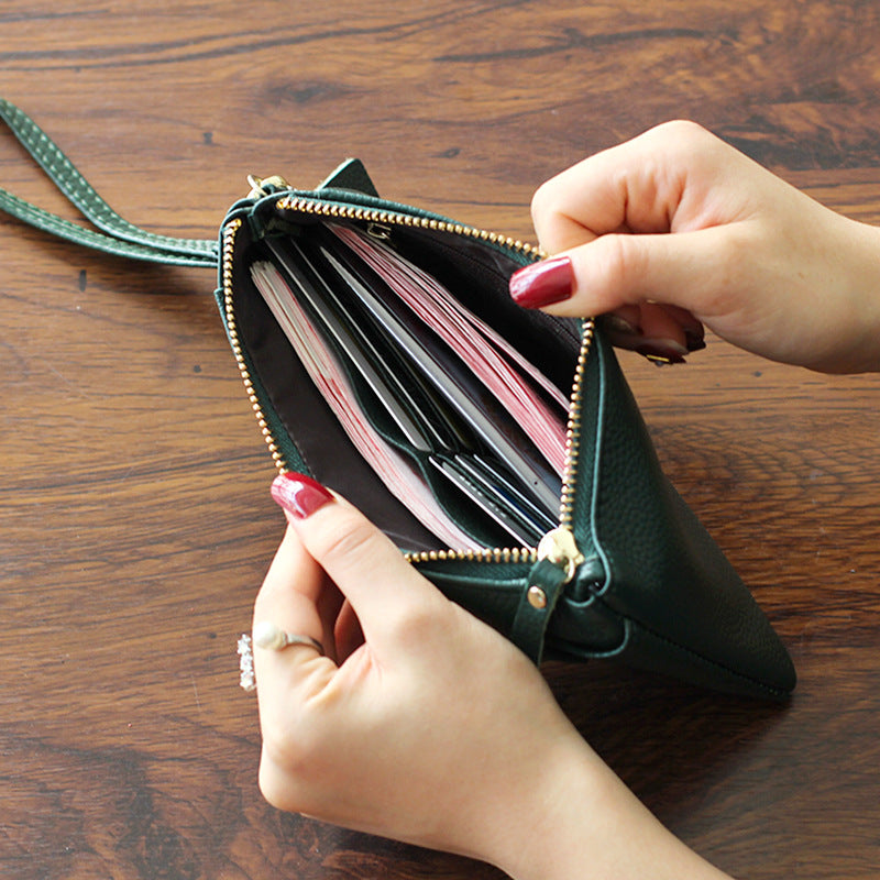 Women's Versatile Large Capacity Leather Korean Fashion Handbags