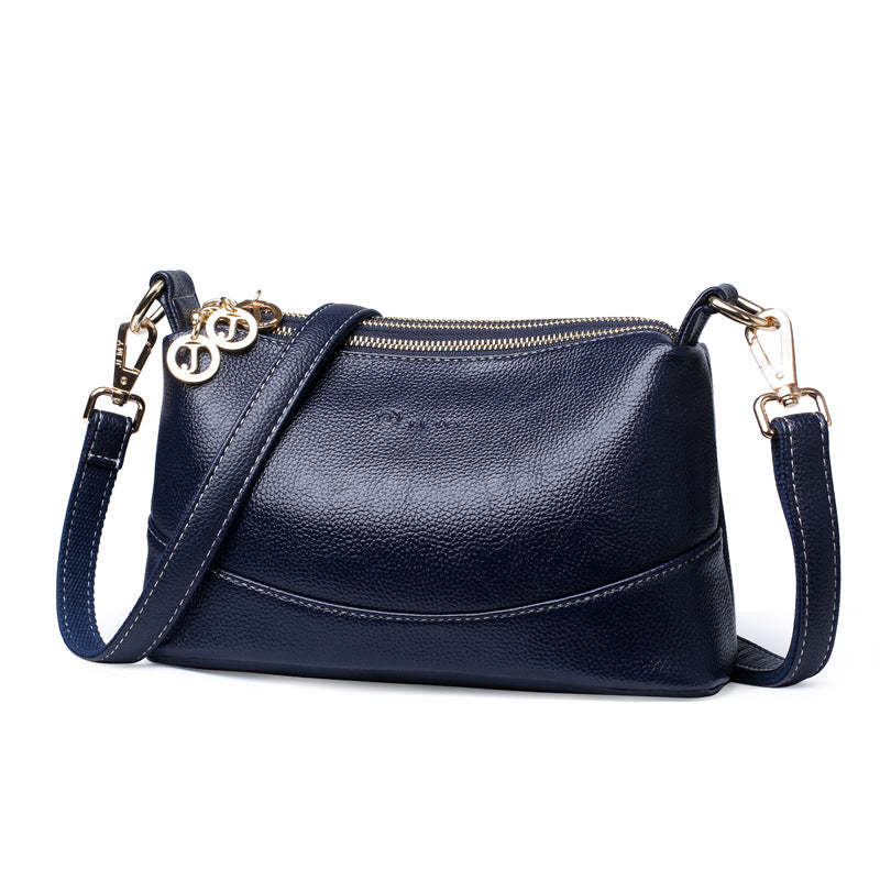 Women's Summer Fashion Simple Soft Leather Portable Crossbody Bags