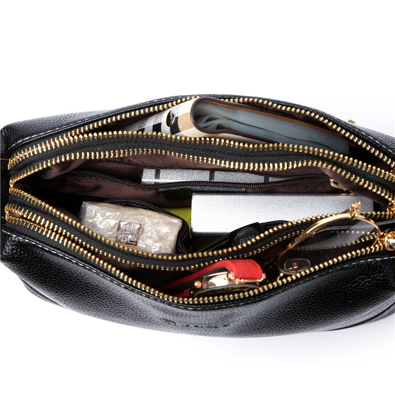 Women's Summer Fashion Simple Soft Leather Portable Crossbody Bags