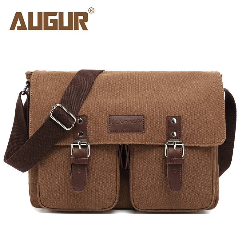 Popular Elegant Men's Canvas Retro Unisex Men's Messenger Bags
