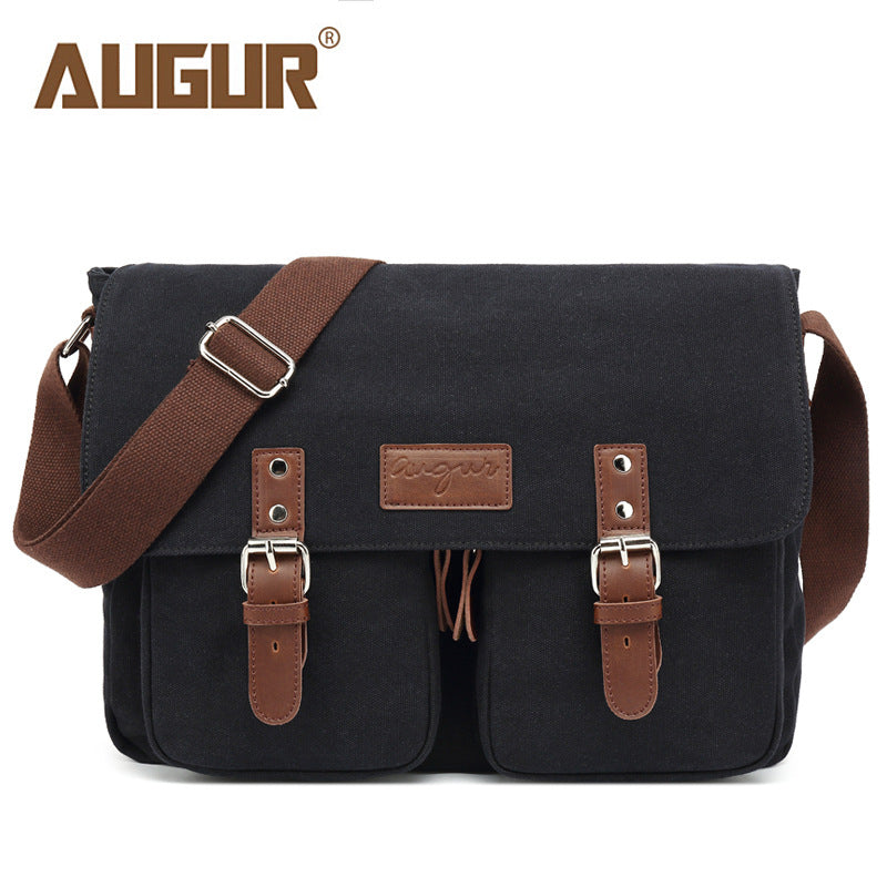 Popular Elegant Men's Canvas Retro Unisex Men's Messenger Bags