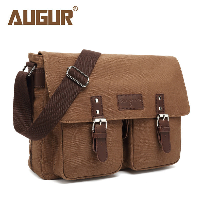 Popular Elegant Men's Canvas Retro Unisex Men's Messenger Bags