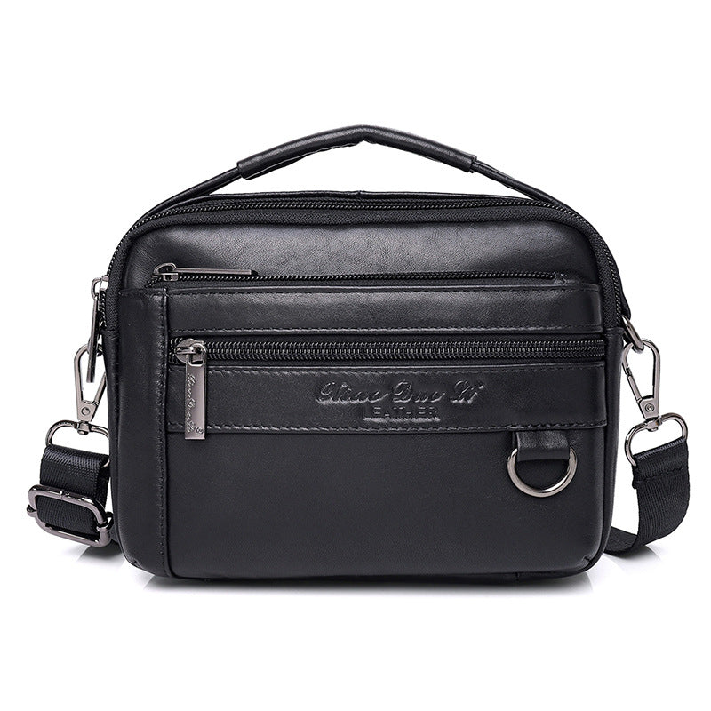 Men's Mini Cow Leather Mobile Korean Men's Waist Packs