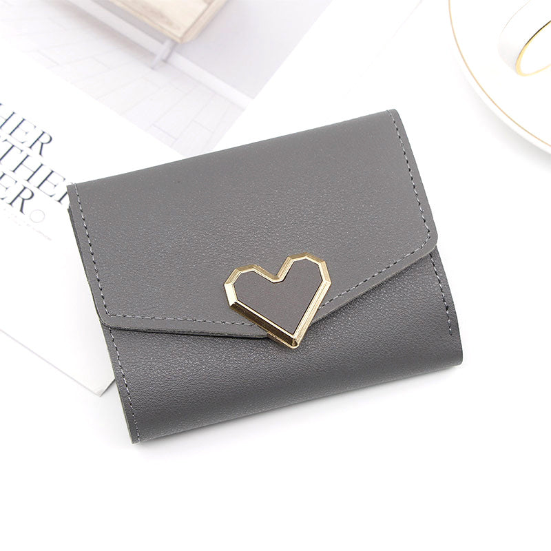 Female Short One Mini Sweet Thin Ladies Wallet