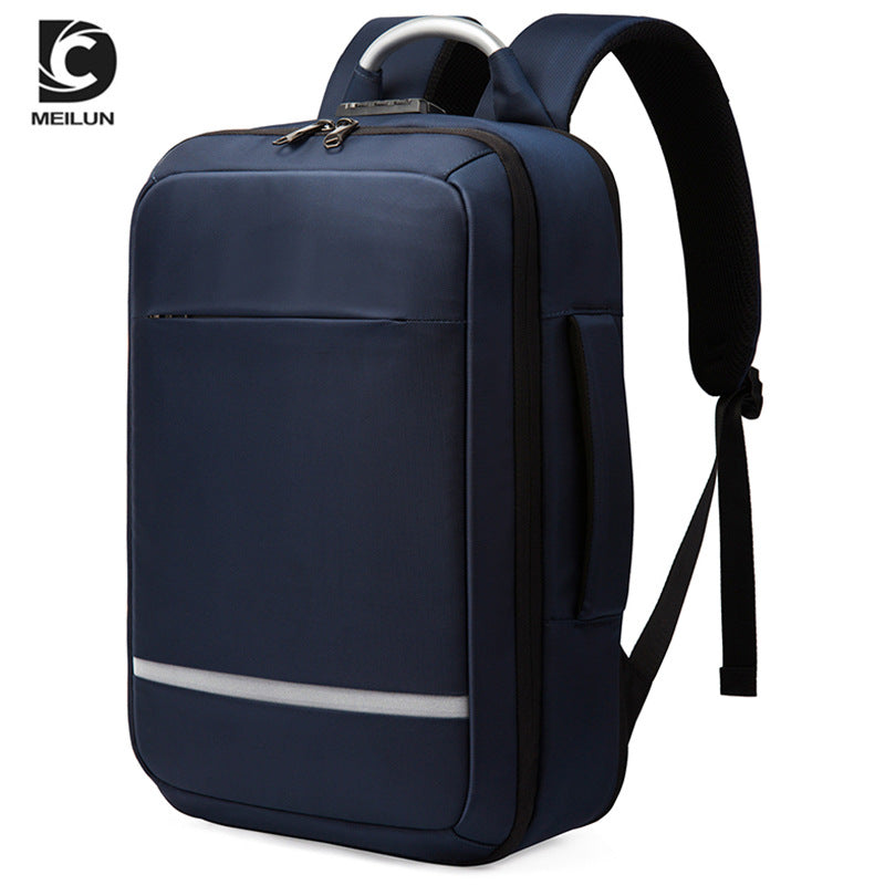Men's Multifunctional Swiping Business Oxford Cloth Computer Backpacks