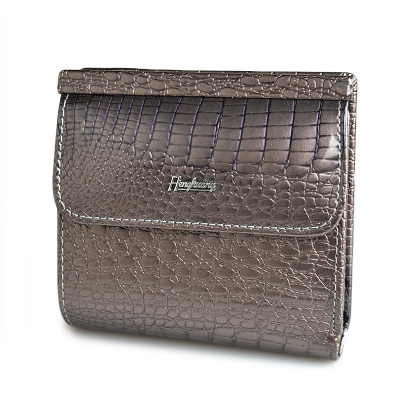 Women's Mini Multifunctional Leather Multiple Slots Patent Ladies Wallets
