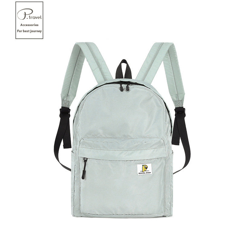 Women's Leisure Fashion Folding Portable Nylon Waterproof Backpacks