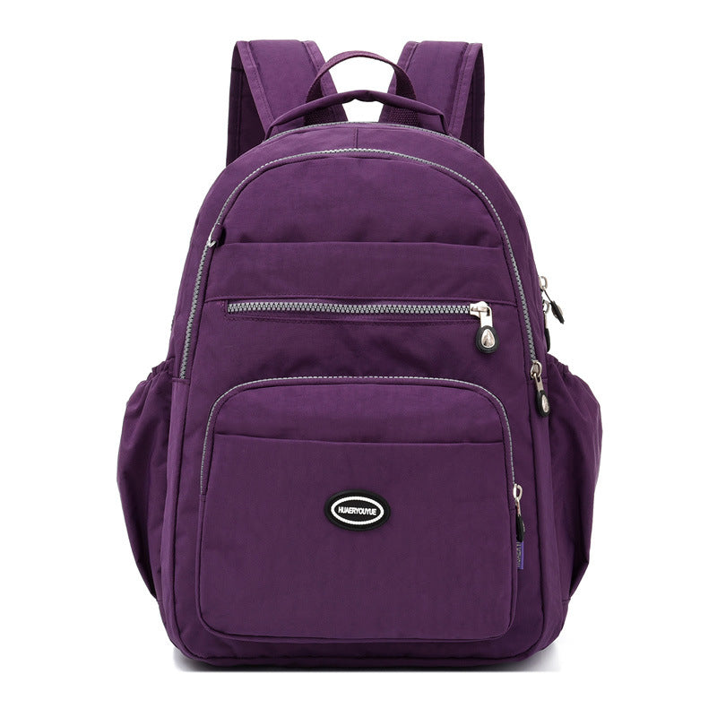 Flower Neutral Male Female Washing Nylon Backpacks