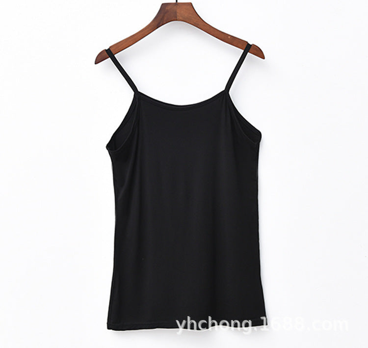 Women's Bamboo Fiber Camisole Front Back With Tops