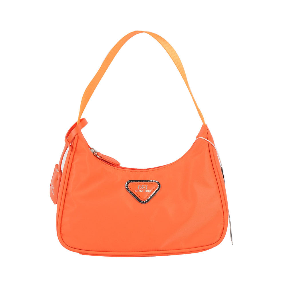 Women's Kendall Underarm Vintage Nylon Baguette Portable Handbags