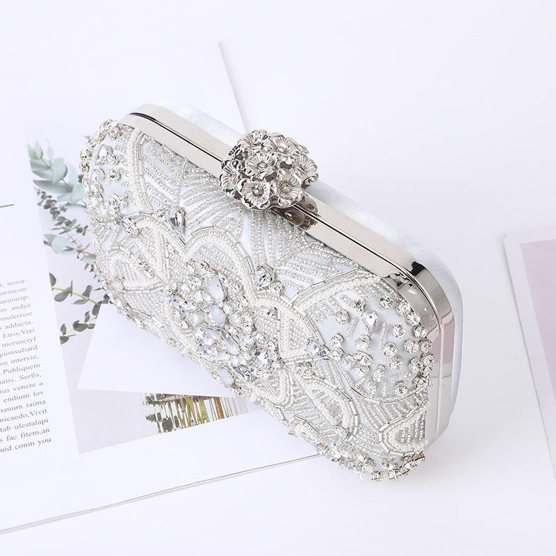 Dinner Party With Diamonds Gown Clutch Evening Bags