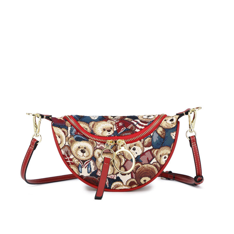 Women's Short In Size Clearance Bear Attachment Waist Packs