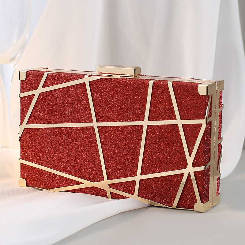 Women's Trendy Pretty Metal Dinner Dress Evening Bags