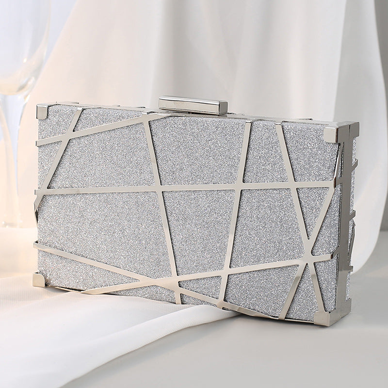 Women's Trendy Pretty Metal Dinner Dress Evening Bags