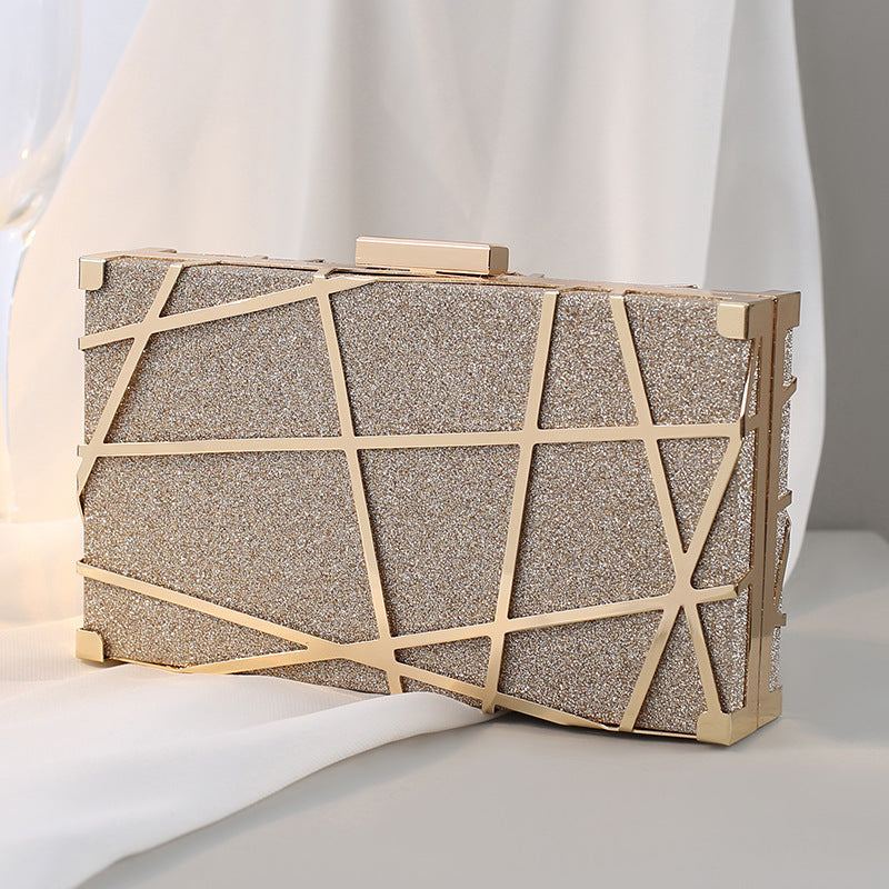 Women's Trendy Pretty Metal Dinner Dress Evening Bags