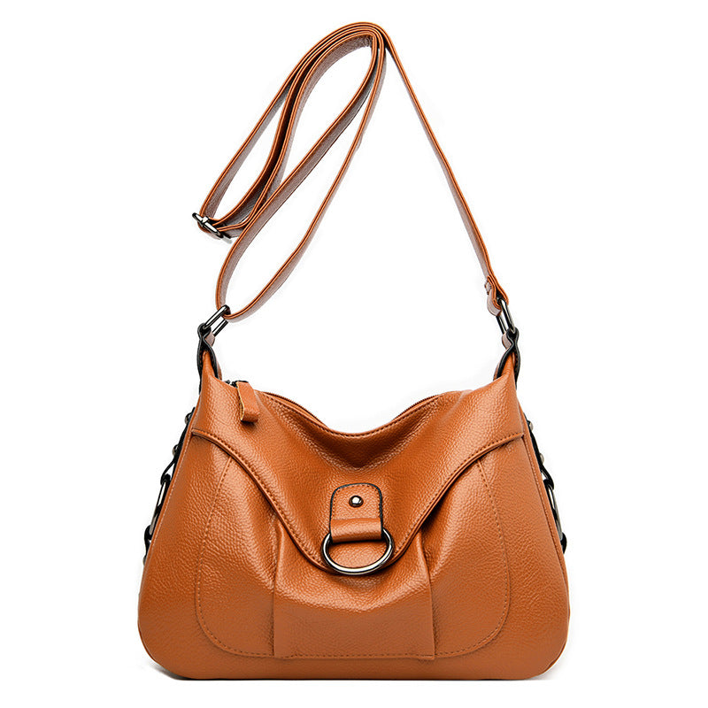 Women's New Mother's Fashion Soft Leather Crossbody Bags