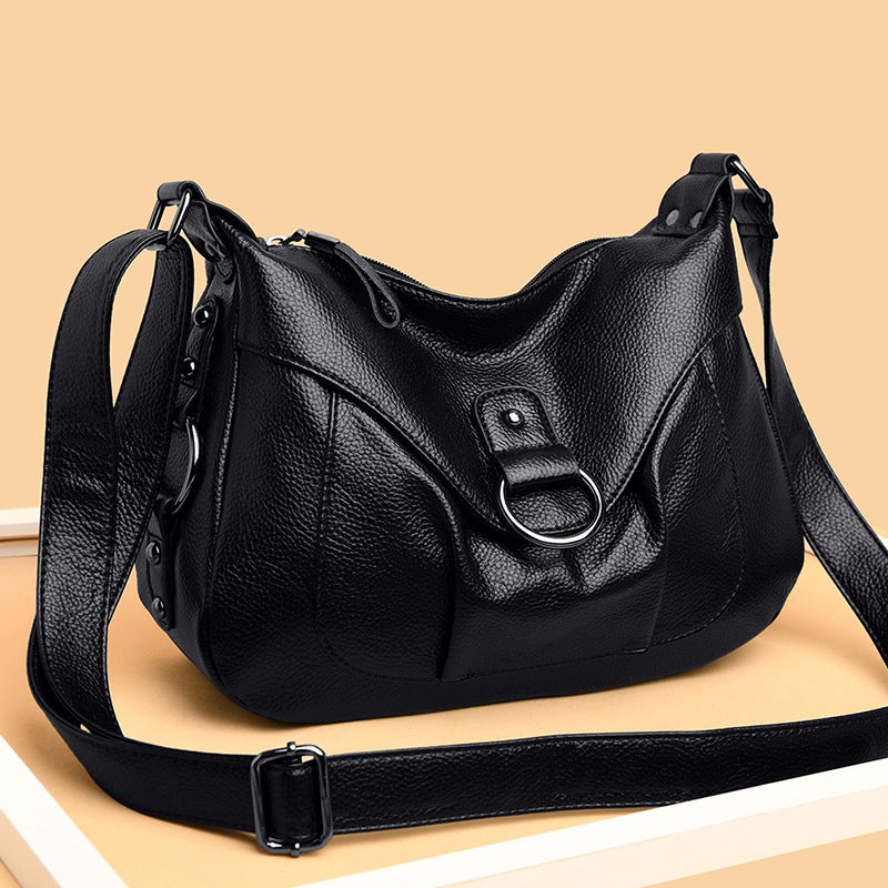Women's New Mother's Fashion Soft Leather Crossbody Bags