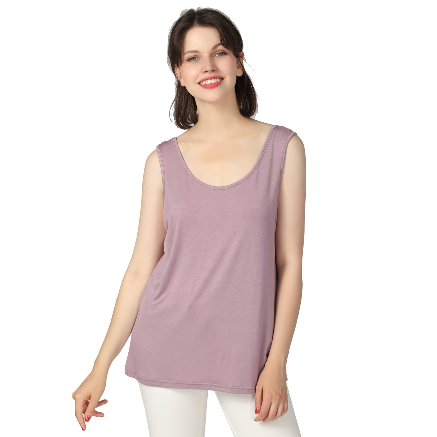 Women's Bamboo Fiber Camisole Front Back With Tops