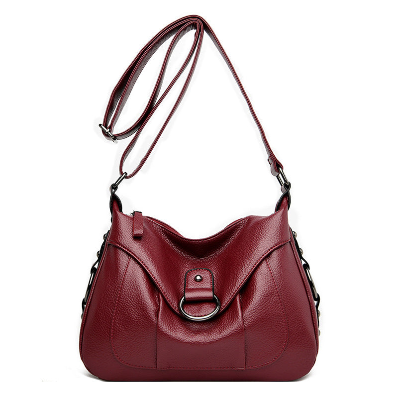 Women's New Mother's Fashion Soft Leather Crossbody Bags