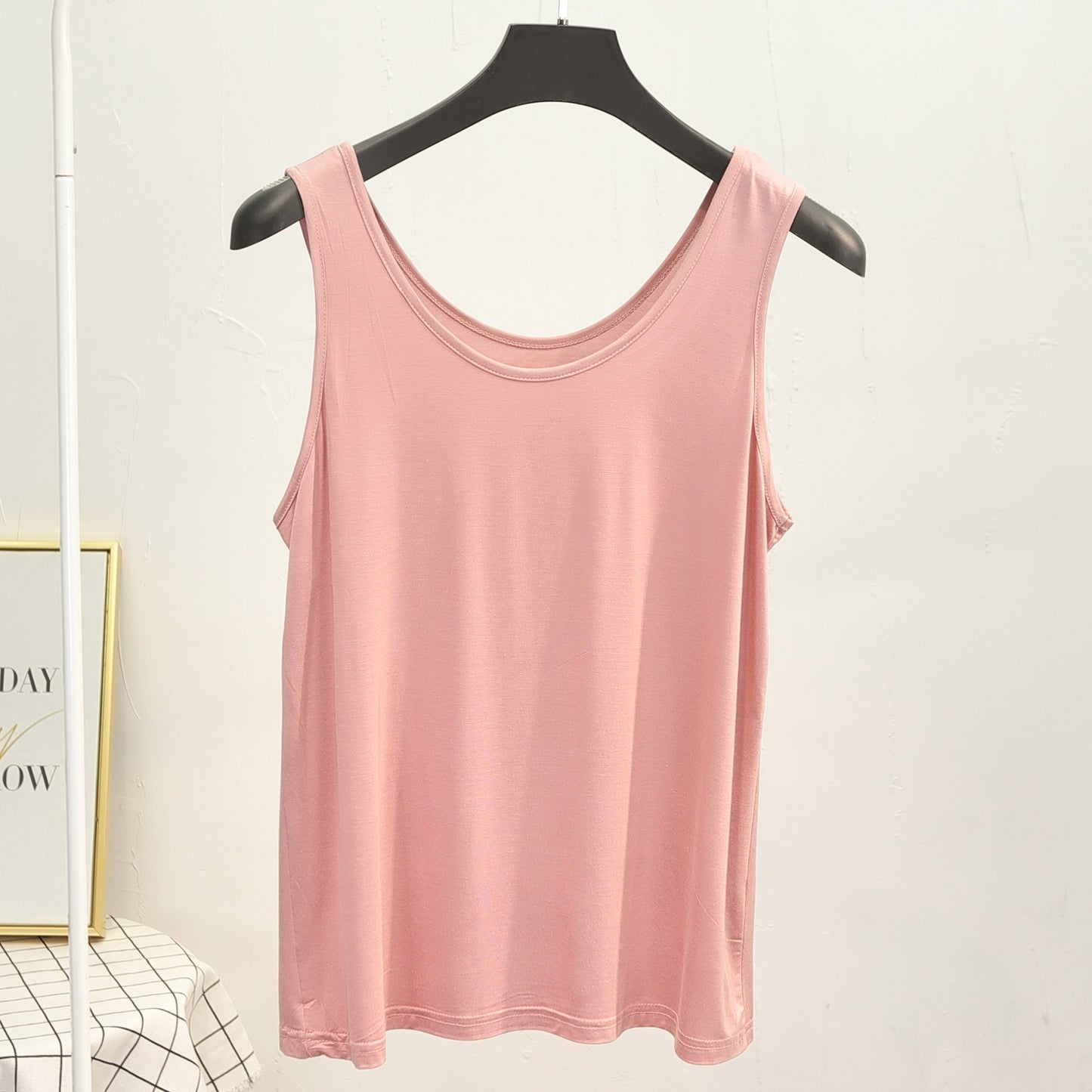 Women's Bamboo Fiber Camisole Front Back With Tops