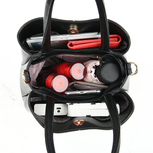 Women's Korean Style Simple Elegant Trendy Mom Handbags