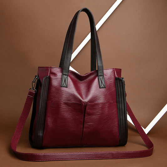 Women's Large Capacity Soft Leather Fashion Bags