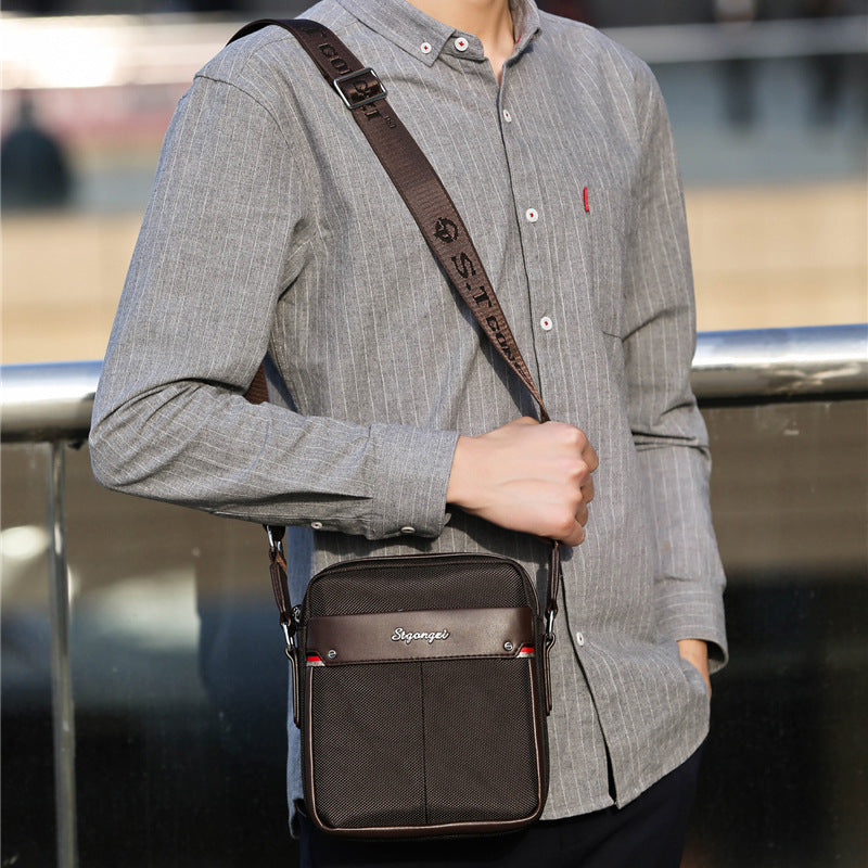 Men's Summer Oxford Cloth Fashion Retro Computer Men's Messenger Bags